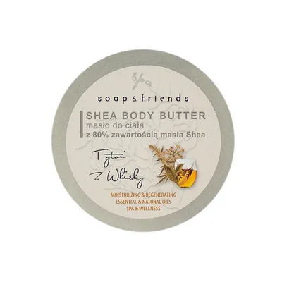 Soap & Friends Shea Body Butter (Masło do ciała "Tytoń z whisky")