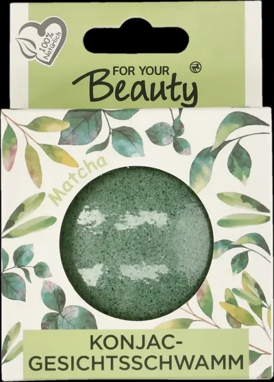 For Your Beauty Naturalna gąbka konjac do twarzy
