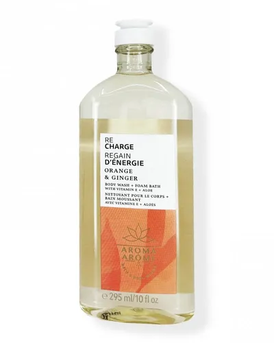 Bath & Body Works Aroma Re Charge, Orange & Ginger, Body Wash (Pomarańcza i Imbir, Żel pod prysznic)