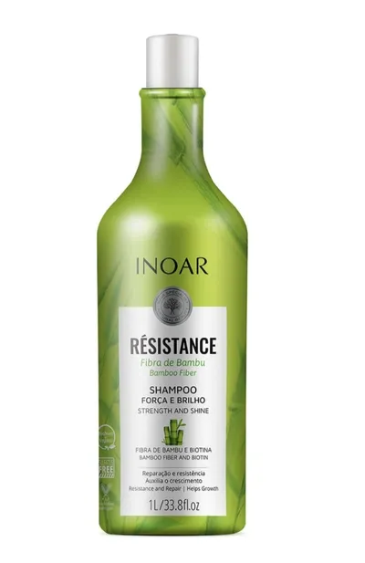Inoar Resistance, Bamboo Fiber Shampoo (Wzmacniający szampon do włosów)