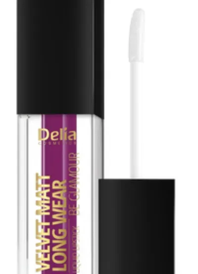Delia Velvet Matte, Long Wear Liquid Lipstick (Długotrwała matowa pomadka w płynie)