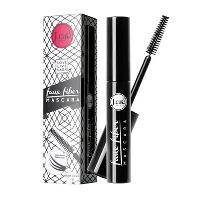 J.Cat Beauty Love Live Lash, Faux Fiber Mascara (Wydłużająco-pogrubiający tusz do rzęs)