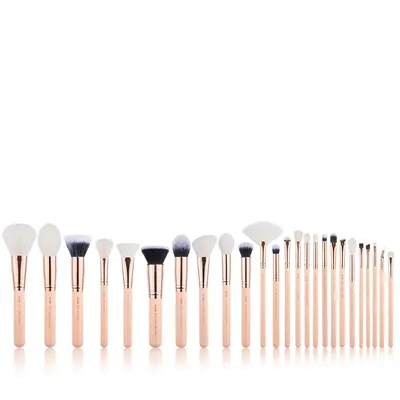 Jessup T441, Peach Puff/Rose Gold Brush Set (Zestaw 25 pędzli do makijażu)