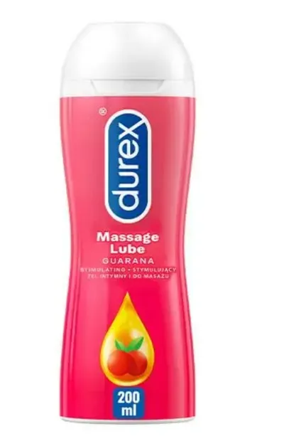 Durex Guarana Massage Lube (Żel intymny i do masażu 2w1 stymulujący)