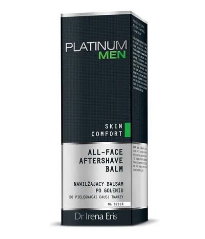 Dr Irena Eris Platinum Men, Skin Comfort All- Face Aftershave Balm (Nawilżający balsam po goleniu)