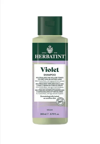 Herbatint Violet Shampoo (Szampon neutralizujący żółte odcienie)