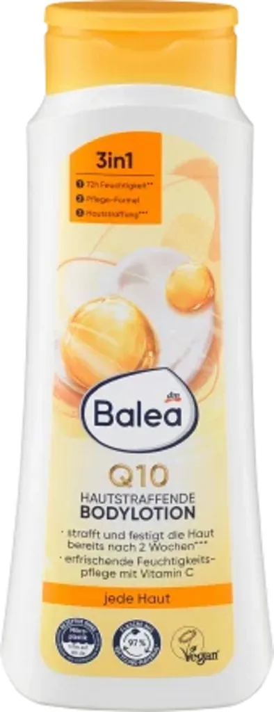 Balea Q10 Body Lotion 3 in 1 (Balsam ujędrniający do ciała z Q10 3w1)