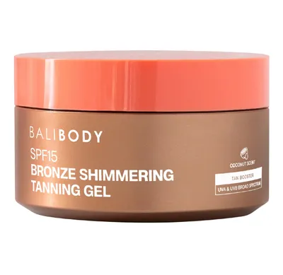 Bali Body Bronze Shimmering Tanning Gel SPF 15 (Rozświetlający żel bronzujący do ciała SPF 15)