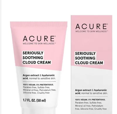 Acure Seriously Soothing Cloud Cream (Lekki łagodzący krem na noc)