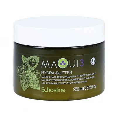 Echos Line Maqui 3, Hydra-Butter Hair Mask (Wegańska maska do włosów suchych i zniszczonych)