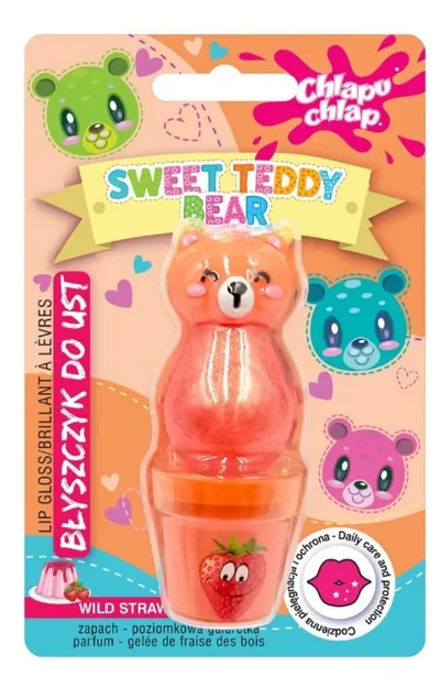 Chlapu Chlap Sweet Teddy Bear, Błyszczyk do ust (różne zapachy)