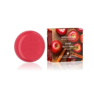 Allvernum Nature's Essences Apple & Cinammon, Soap Bar (Jabłko i Cynamon, Mydełko w kostce)