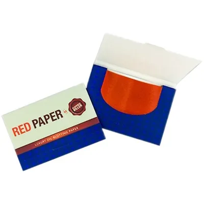 Cettua Red Paper by Blackhesd Killer, Luxury Oil Blotting Paper (Bibułki matujące)
