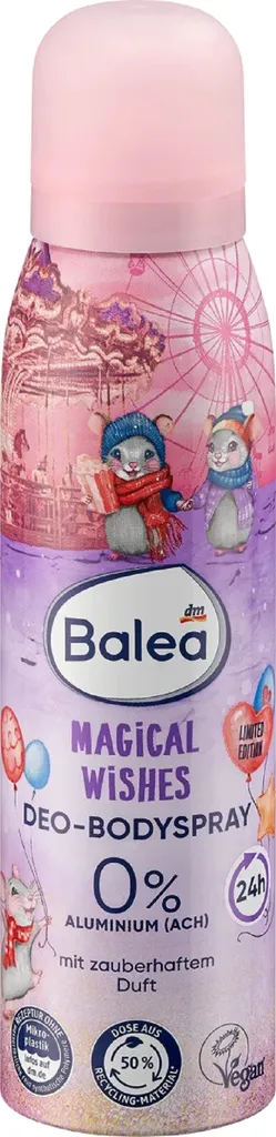 Balea Magical Wishes, Deo Spray (Dezoodrant w sprayu)