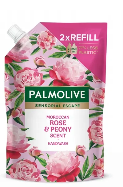 Palmolive Sensorial Escape, Rose & Peony, Hand Wash (Róża i Peonia, Mydło w płynie)