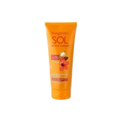 Bottega Verde Sol Hibiscus & Argan, Pre and Aftersun Face & Body Lotion (Balsam słoneczny z olejem arganowym)