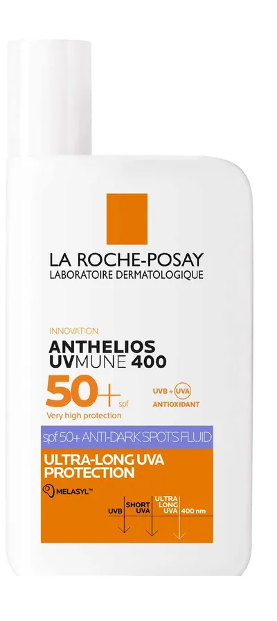La Roche-Posay Anthelios, UVmune 400 Anti- Dark Spots Fluid SPF50+ (Fluid przeciw przebarwieniom SPF50+)