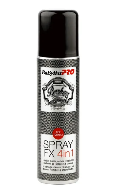 BaByliss Pro, Spray FX 4 In 1 (Spray czyszczący do maszynek do golenia)