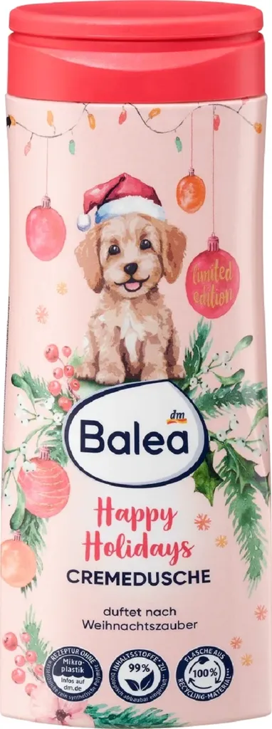 Balea Happy Holidays, Creamy Shower Gel (Kremowy żel pod prysznic)