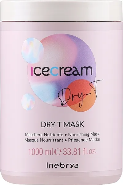 Inebrya Ice Cream, Dry-T, Nourishing Mask (Odżywcza maska do włosów)