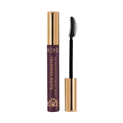 Kobo Professional Joyful Moments, Luxury Volume & Colour Mascara (Burgundowy tusz do rzęs)