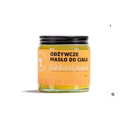Manufaktura Bursztynnika Rokitnik & Grejpfrut, Odżywcze Masło do ciała