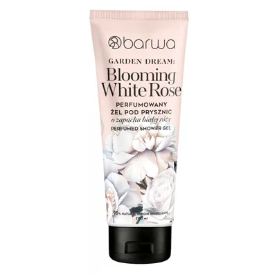 Barwa Garden Dream, Blooming White Rose Perfumed Shower Gel (Perfumowany żel pod prysznic o zapachu białej róży)