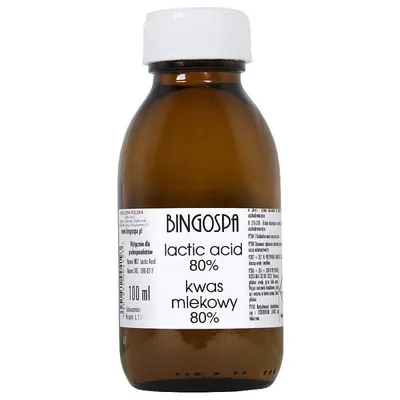 BingoSpa Kwas mlekowy 80%