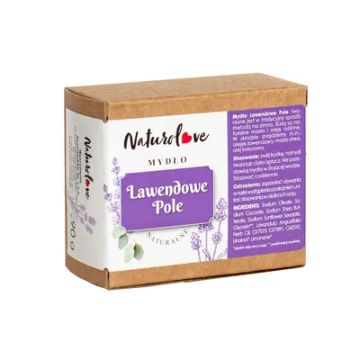 Naturolove Lawendowe Pole, Naturalne mydło w kostce