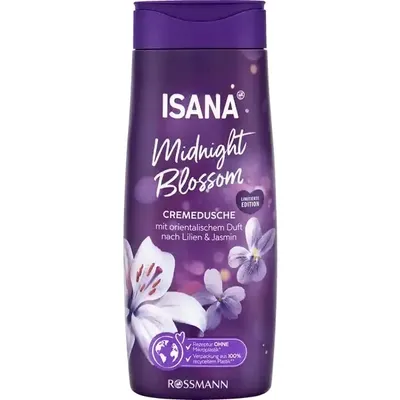 Isana Midnight Blossom, Creamy Shower Gel (Kremowy żel pod prysznic)