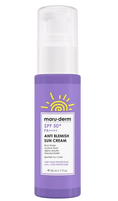 Maru Derm Anti Blemish Sun Cream SPF50+PA++++ (Krem do twarzy przeciw przebarwieniom SPF50+)