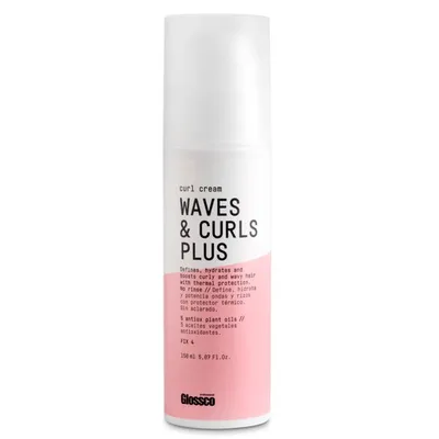 Glossco Waves & Curl Plus, Curl Cream (Termoochronny krem-żel podkreślający skręt włosów)