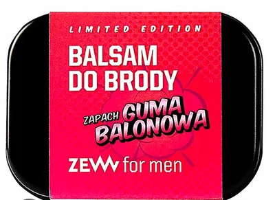Zew For Men Bubble Gum, Beard Balm (Guma Balonowa, Balsam do brody)
