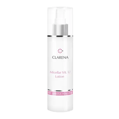 Clarena Vit. U Reduction Line, Micellar Vit. U Lotion (Płyn micelarny z Witaminą U)