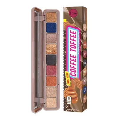 J.Cat Beauty Sweet Touch, Coffee Toffe, Eyeshadow Palette (Paleta cieni do powiek)