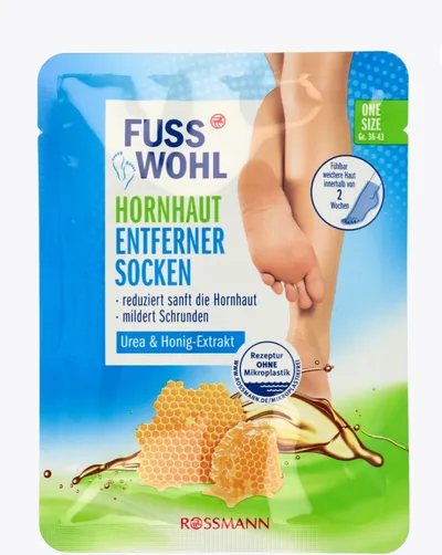 Fusswohl Skarpetki usuwające zrogowacenia z mocznikiem i ekstraktem z miodu
