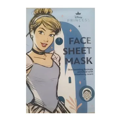 Topbrands Disney Princess, Skin Boosting Formula Enriched, Face Sheet Mask (Maska do twarzy w płachcie)