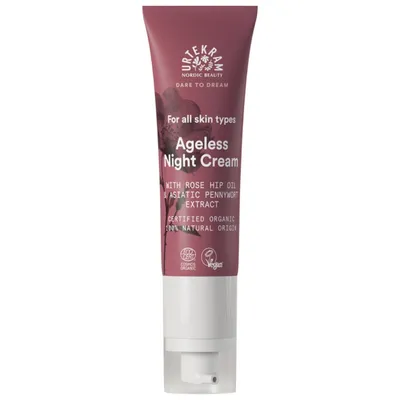 Urtekram Soft Wild Rose, Ageless Night Cream (Krem przeciwzmarszczkowy na noc)