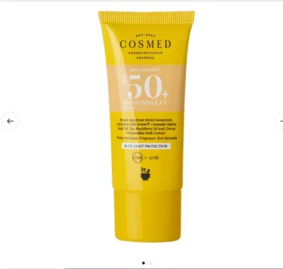 Cosmed Sun, Skin Vissible CC SPF50+ (Ochronny krem CC do twarzy SPF50+)