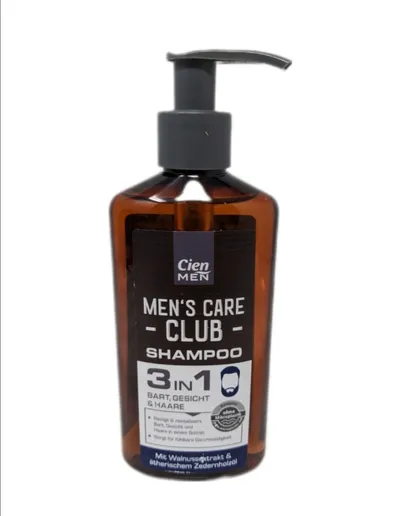 Cien Mens Care Club, Shampoo (Szampon 3w1)