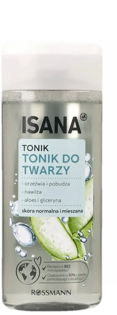 Isana Clarifying face water aloe vera & glyceryn (Tonik do twarzy z aloesem i gliceryną)