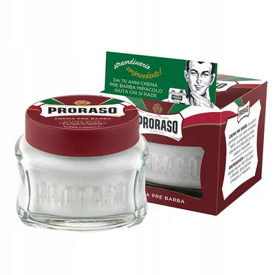 Proraso Red Cream (krem przed goleniem na twardy zarost)