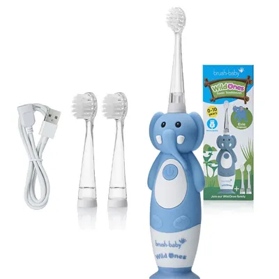 Brush Baby WildOnes, Rechargeable Toothbrush (Soniczna szczoteczka do zębów dla dzieci)