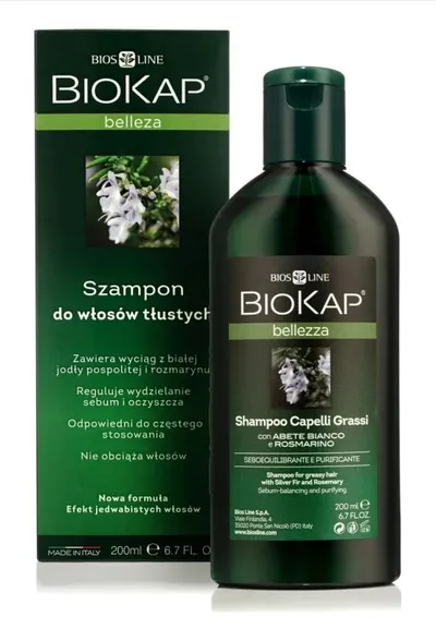 Bios Line Biokap Belleza, Shampoo for Greasy Hair (Szampon do włosów tłustych)