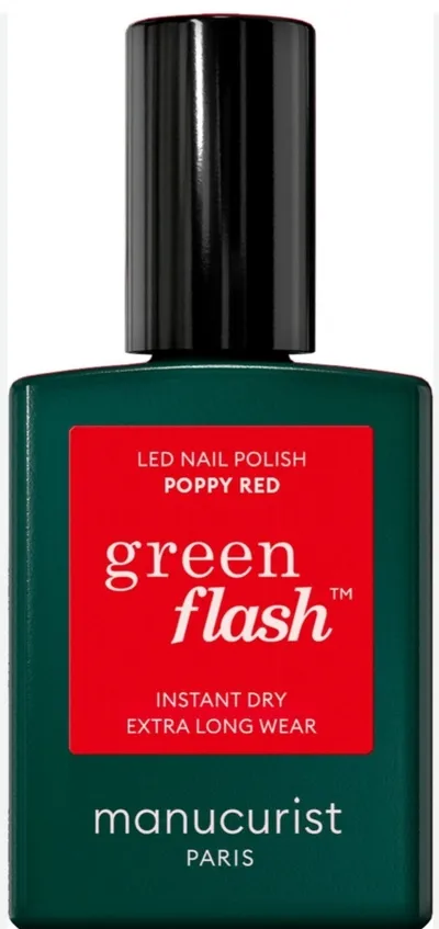 Manucurist Green Flash, Instant Dry Extra Long Wear, LED Nail Polish (Półpermanentny lakier do paznokci)