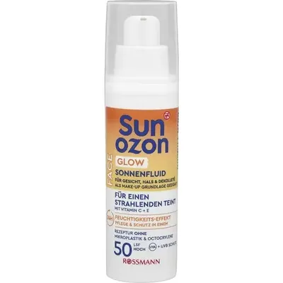 SunOzon Face, Glow Sun Fluid SPF 50 (Fluid przeciwsłoneczny rozświetlający SPF 50)