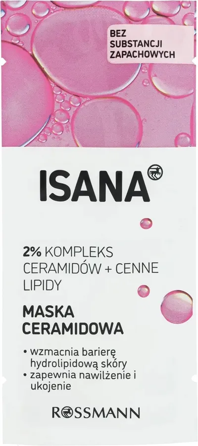 Isana Love Your Skin, Maska ceramidowa w kremie