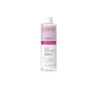 Eveline Cosmetics Concentrated Formula, 2% Niacinamide & Aloe Vera, Make-Up Remover (Łagodzący płyn micelarny)