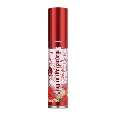 Bell Bell x Fog In The Garden, Floral Lip Glaze (Błyszczyk z płatkami róż)