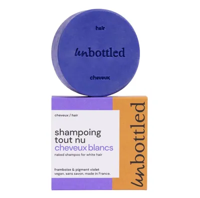 Unbottled Naked Shampoo for White Hair (Szampon ochładzający w kostce do włosów siwych)